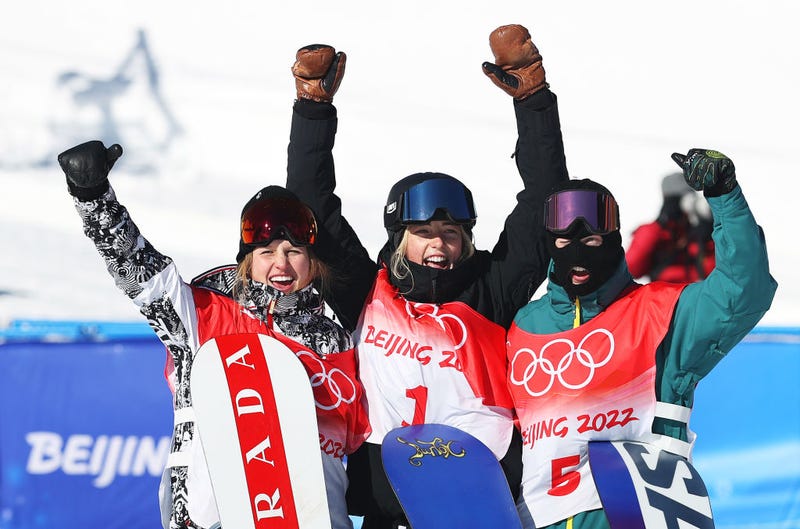 Olympic snowboarders