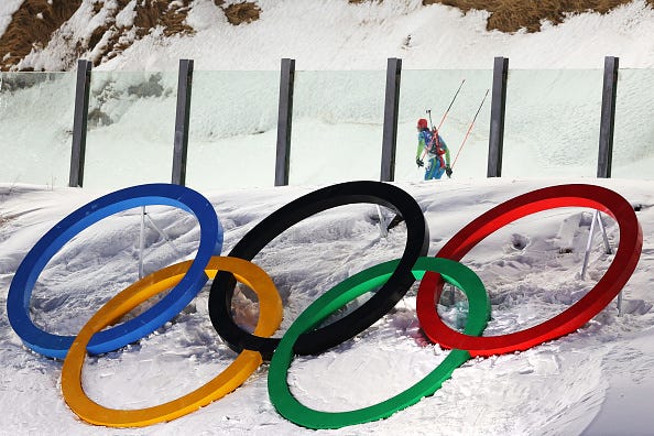 Beijing Olympics rings