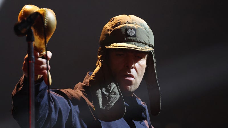 Liam Gallagher performs during The BRIT Awards 2022
