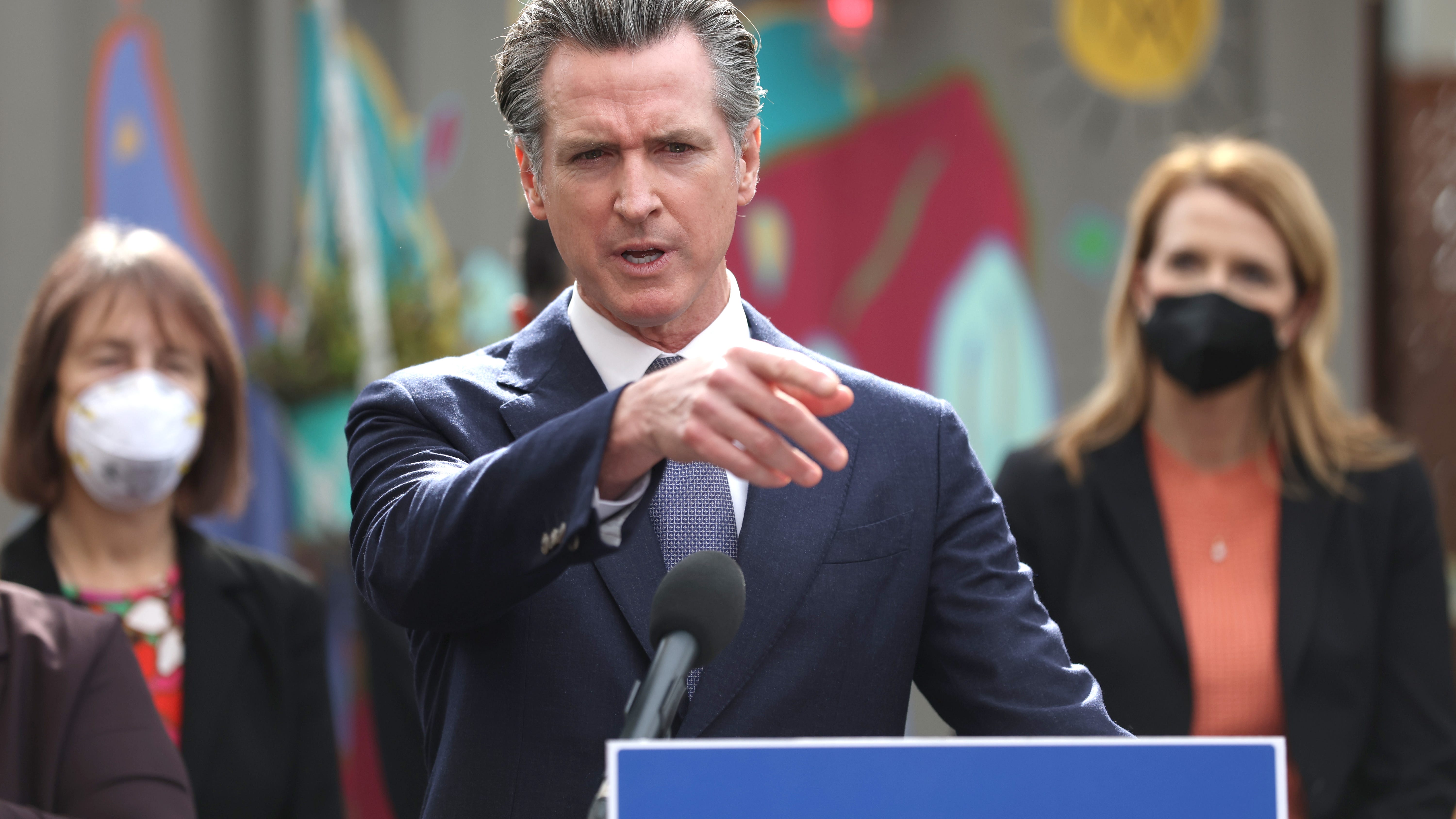 California's Newsom cruises to easy primary victory