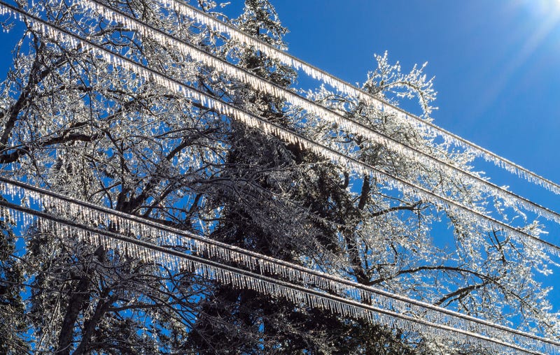 icy power line