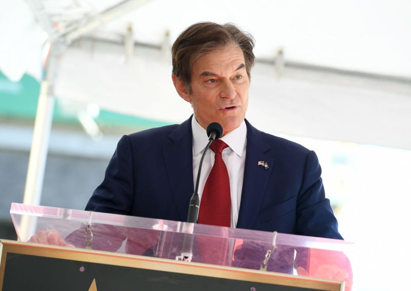 Dr. Mehmet Oz speaks at the Hollywood Walk of Fame Star Ceremony for Dr. Oz on February 11, 2022 in Hollywood, California. (Photo by JC Olivera/Getty Images)