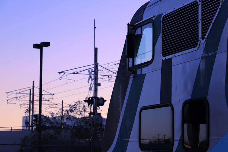 The sunset (Twilight), Los Angeles Union Station.