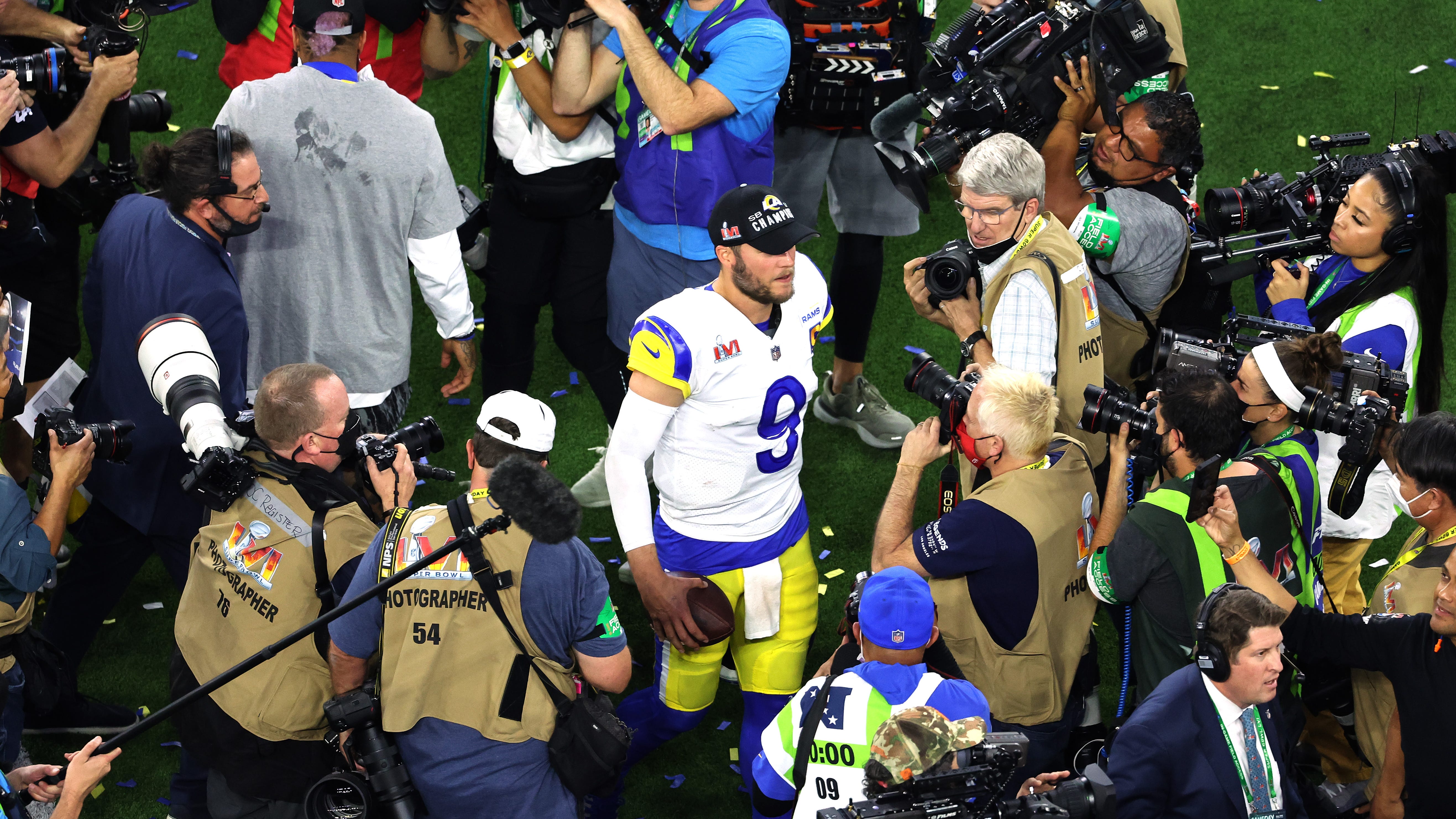Congrats pour in for Matthew Stafford on social media after Rams win Super Bowl LVI