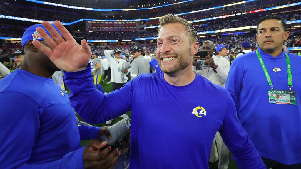 Sean McVay denies rumors he is leaving the Rams for TV hosting gig