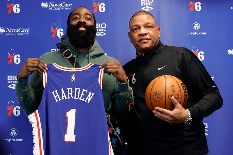 James Harden and Doc Rivers