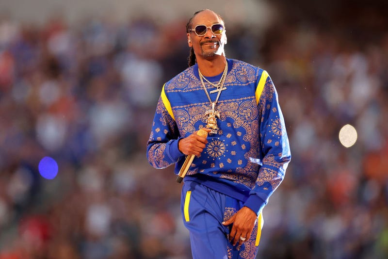 Snoop Dogg performs during the Pepsi Super Bowl LVI Halftime Show at SoFi Stadium on February 13, 2022 in Inglewood, California.