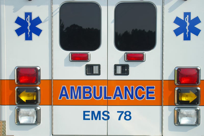 An ambulance.