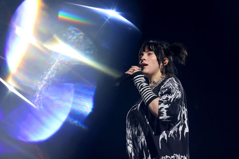 Billie Eilish performs onstage during her "Happier Than Ever" Tour at Madison Square Garden