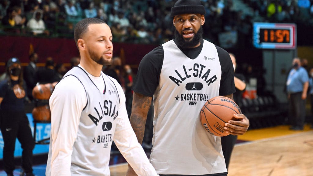 LeBron James on why he wants to play with Steph Curry before he retires: 'He's lethal'