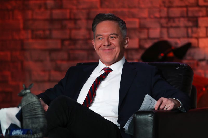 Fox News host Greg Gutfeld speaks during Fox News Channel's "Gutfeld!" Live In Dallas at Gilley's Dallas on February 22, 2022 in Dallas, Texas. 