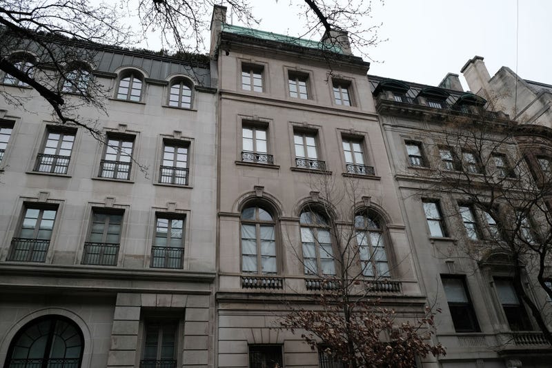 A large home owned by the Russian Oleg Deripaska stands along East 64th Street in Manhattan on March 01, 2022 in New York City.