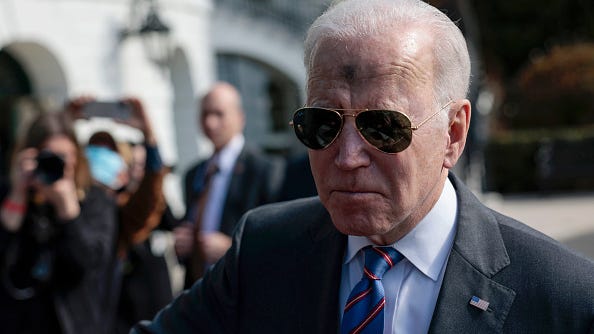 Biden's approval ratings continue to sink to near-record low