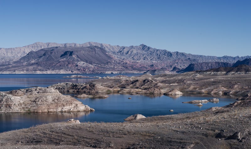 This image shows a view of Lake Mead in Nevada.