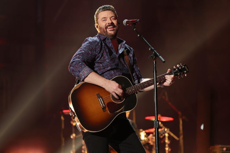 Chris Young performs onstage during the 57th Academy of Country Music Awards at Allegiant Stadium on March 07, 2022