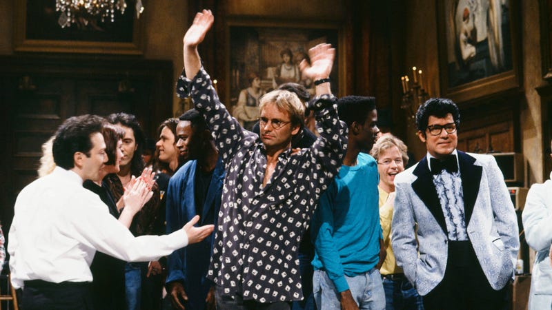 Rob Schneider, Victoria Jackson, Sting, Chris Rock, David Spade, Phil Hartman