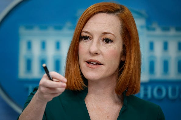 White House Press Secretary Jen Psaki.