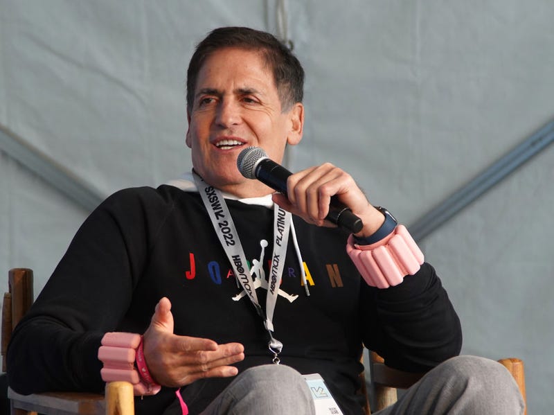 Mark Cuban speaks during Live At The #TwitterHouse Conversations Shaping The Next (Digital) Frontier at Lustre Pearl Rainey on March 12, 2022 in Austin, Texas. 