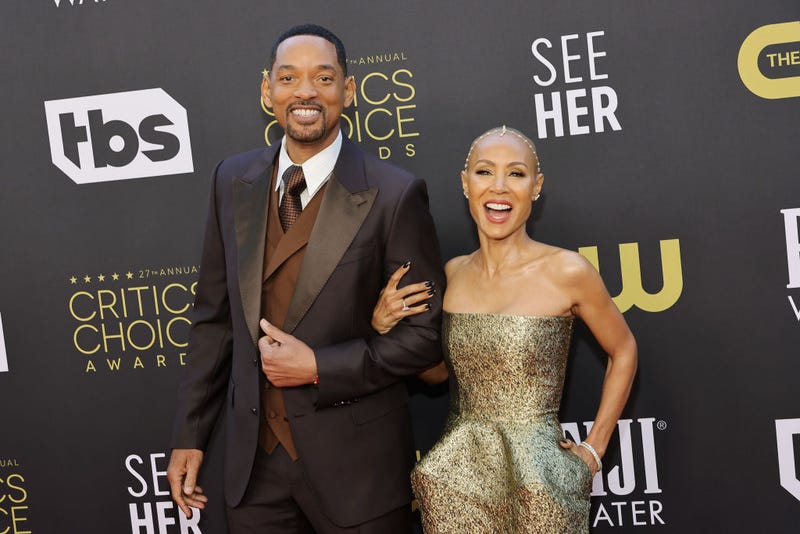 : Will and Jada Pinkett Smith attend the 27th Annual Critics Choice Awards at Fairmont Century Plaza on March 13, 2022 in Los Angeles, California