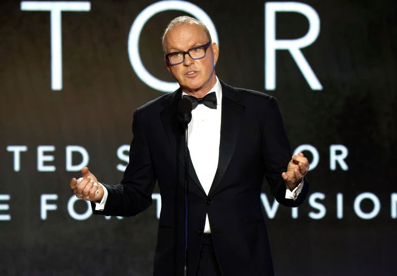 Michael Keaton accepts the Best Actor in a Limited Series or Movie Made for Television award for ‘Dopesick’ onstage during the 27th Annual Critics Choice Awards at Fairmont Century Plaza on March 13, 2022 in Los Angeles, California