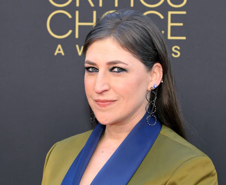 Mayim Bialik attends the 27th Annual Critics Choice Awards at Fairmont Century Plaza on March 13, 2022 in Los Angeles, California