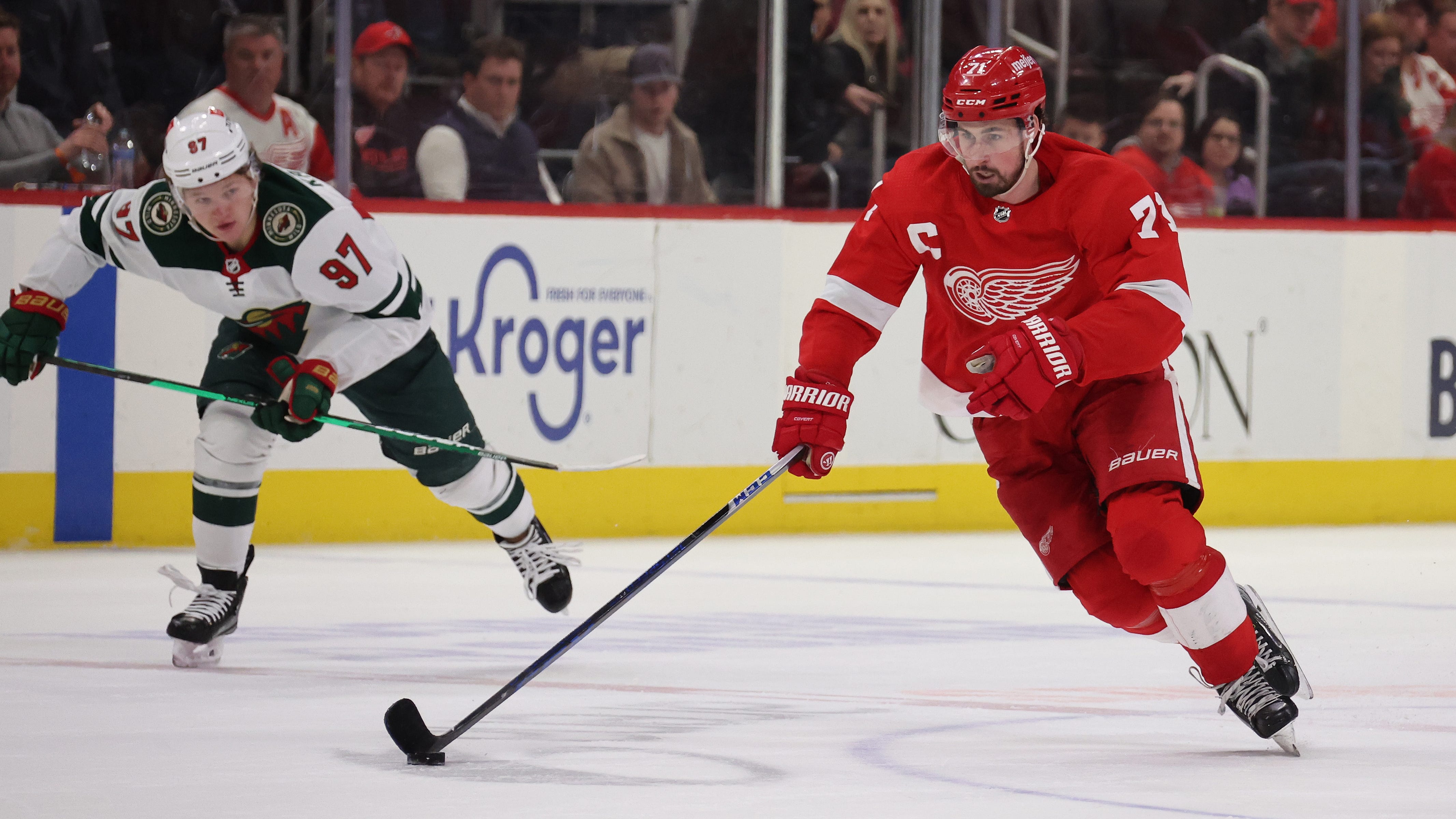 Rejuvenated Dylan Larkin ready to 'drive the bus' for Red Wings