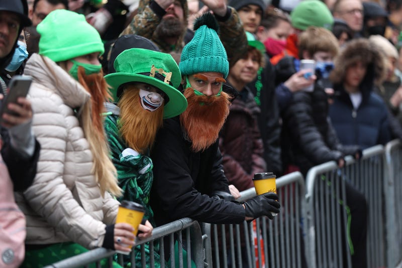St. Patrick's Day Parade down 5th Ave. on March 17, 2022, not the Staten Island parade.
