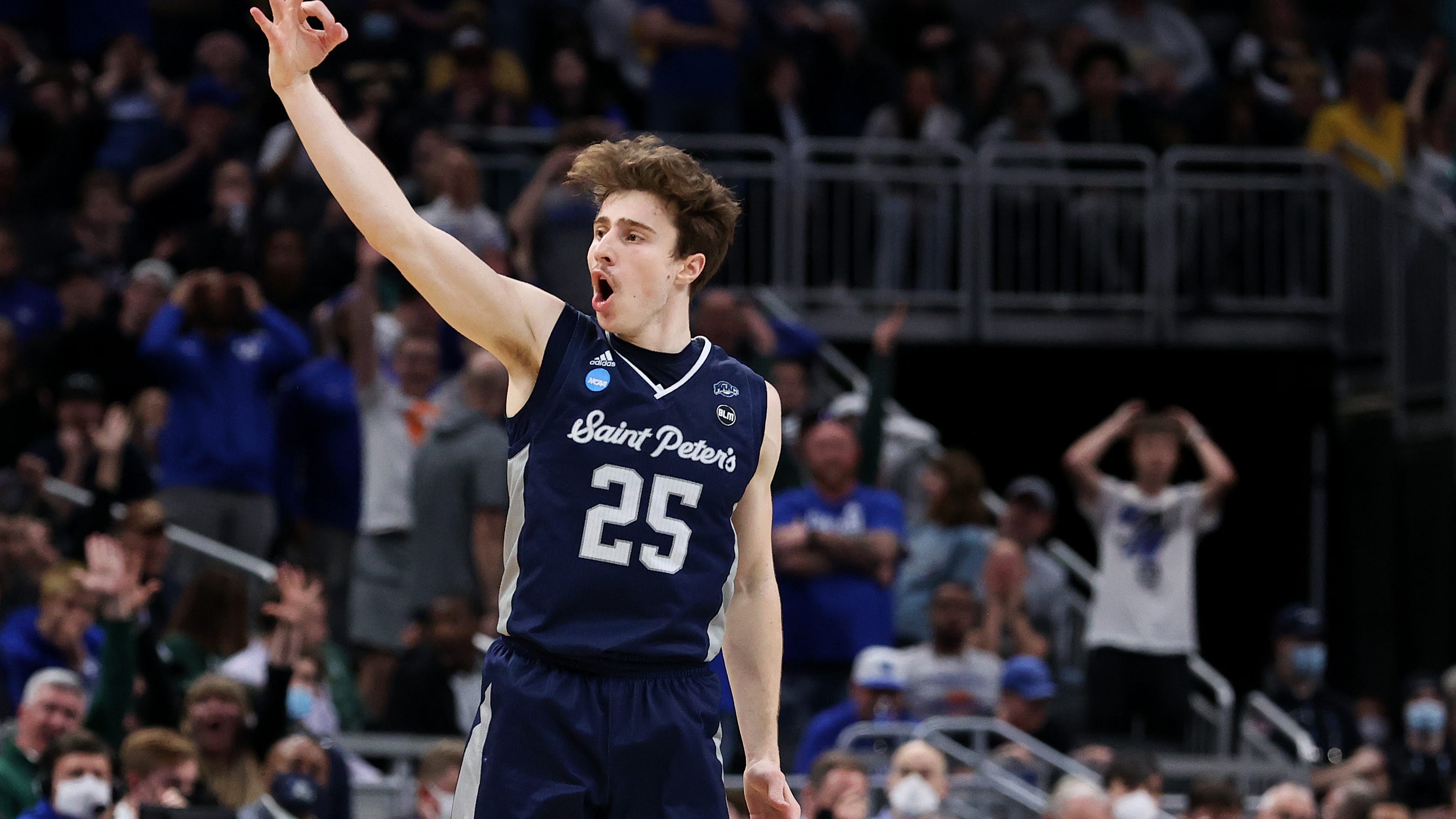 St. Peter's sensation Doug Edert signs NIL with Buffalo Wild Wings, launches clothing line