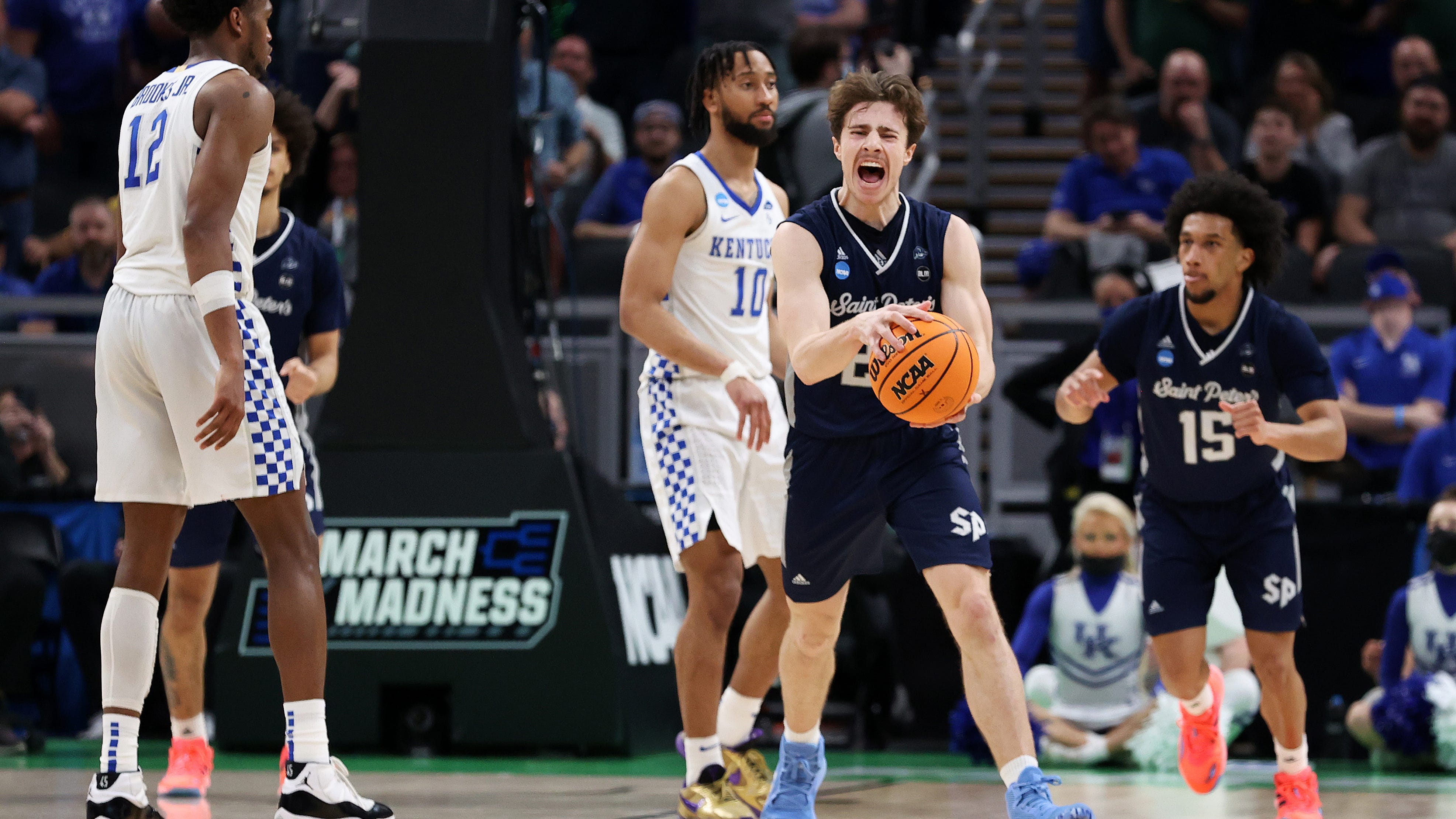Bracket buster: Saints Peter’s sends Kentucky home in rare 15 over 2 upset