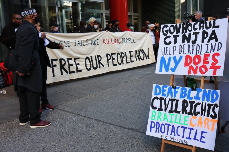 Rikers protest