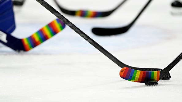 Minnesota Wild writers and players team up to bring 36 fans to their first game on Pride Night