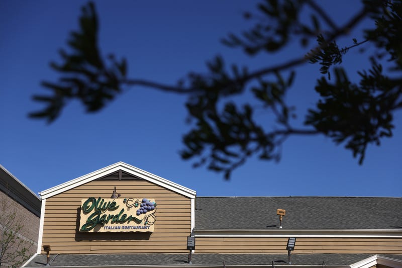 A view of an Olive Garden restaurant on March 24, 2022 in Fremont, California. Olive Garden parent restaurant Darden Restaurants reported third quarter earnings that fell short of analyst expectations with revenue of $2.45 billion compared to an expected $2.51 billion.