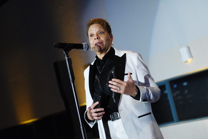 Nevada State Senator Pat Spearman speaks onstage during No Time Limits on Equality at NeueHouse Hollywood on March 25, 2022 in Hollywood, California.