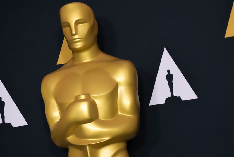 FILE - Oscar Statue on display at the 94th Oscars Week Events: Animated Feature Film at Samuel Goldwyn Theater on March 26, 2022 in Beverly Hills, California.