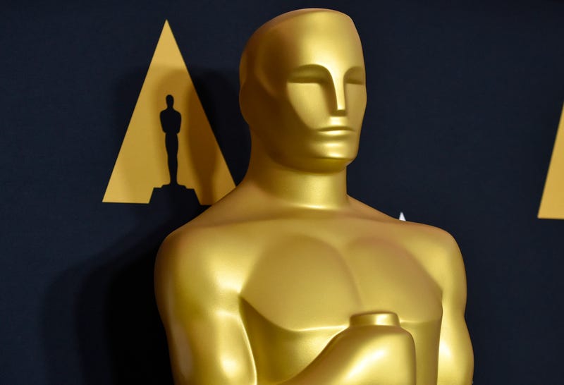 Oscar Statue on display at the 94th Oscars Week Events: Animated Feature Film at Samuel Goldwyn Theater on March 26, 2022 in Beverly Hills, California.