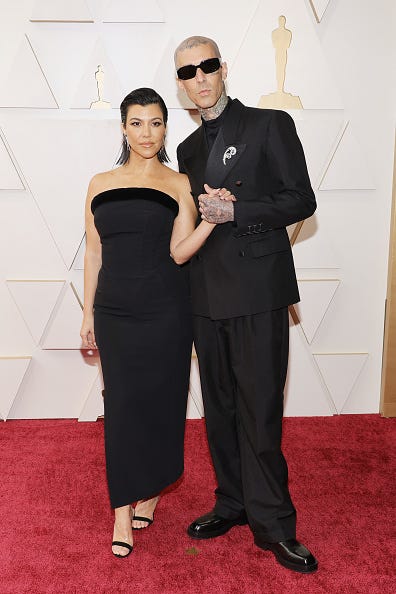 Kourtney Kardashian and Travis Barker