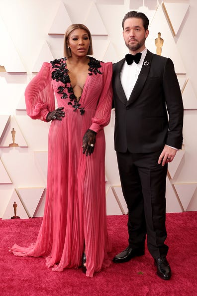 Serena Williams and Alexis Ohanian