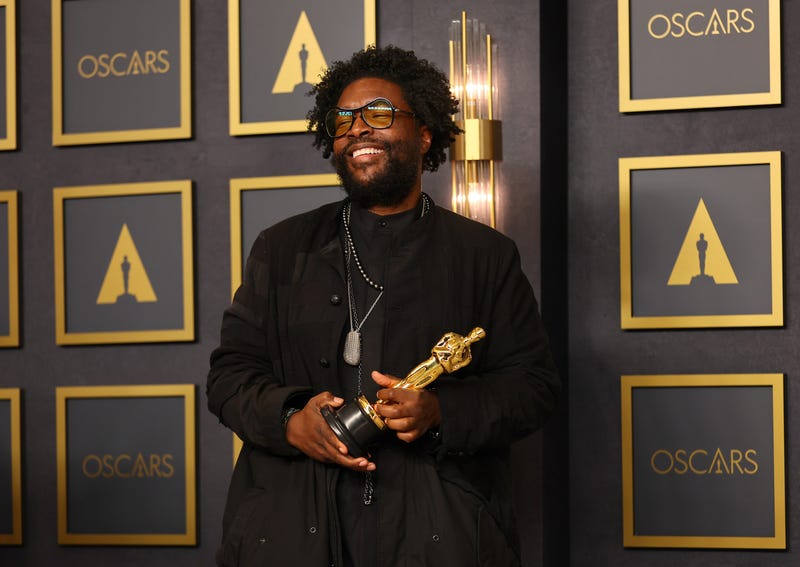 Ahmir "Questlove" Thompson winner of Documentary (Feature) award for ‘Summer of Soul (...Or, When the Revolution Could Not Be Televised)’ award poses in the press room during the 94th Annual Academy Awards at Hollywood and Highland on March 27, 2022 in Hollywood, California.