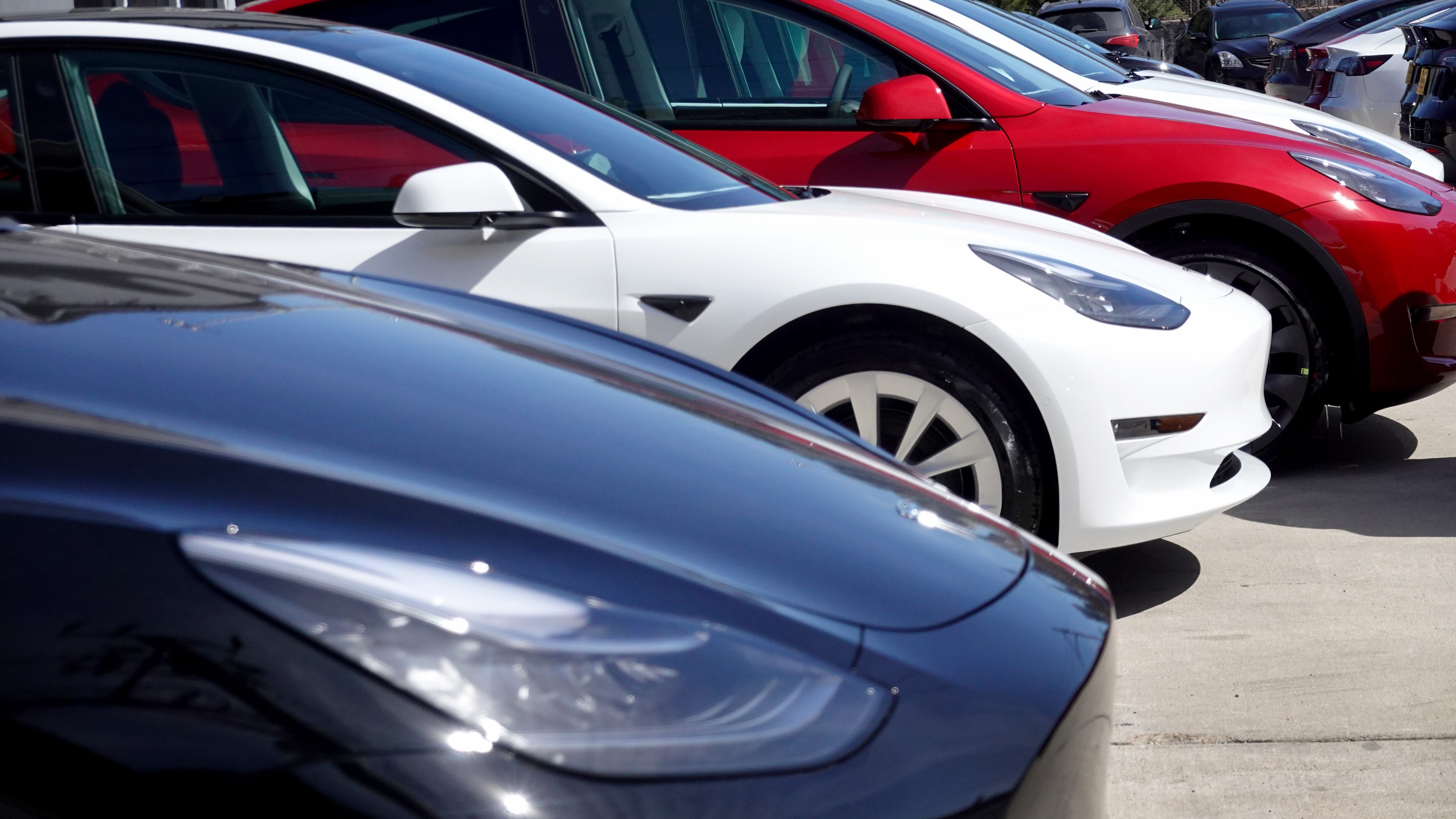 Tesla battery ignites inside car at dealership