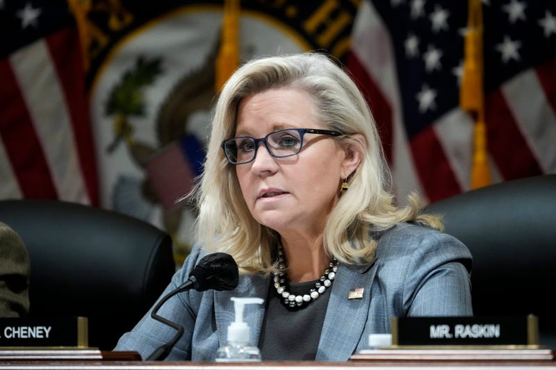 Rep. Liz Cheney (R-WY) speaks during a Select Committee to Investigate the January 6th Attack on the U.S. Capitol business meeting on Capitol Hill March 28, 2022 in Washington, D.C.