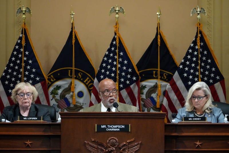 Rep. Zoe Lofgren (D-CA), Rep. Bennie Thompson (D-MS), and Rep. Liz Cheney (R-WY)