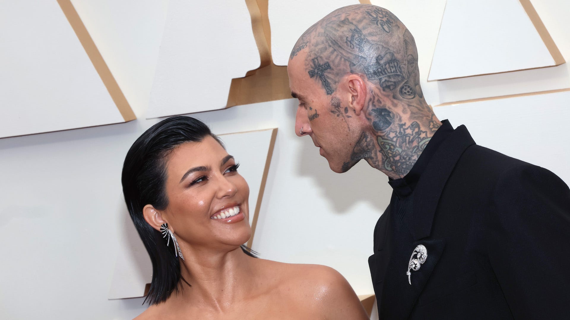 Kourtney Kardashian shares pictures from Las Vegas 'wedding': 'Practice makes perfect'