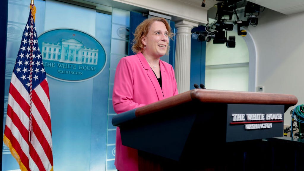 'Jeopardy!' champ Amy Schneider visits White House to support Transgender Day of Visibility