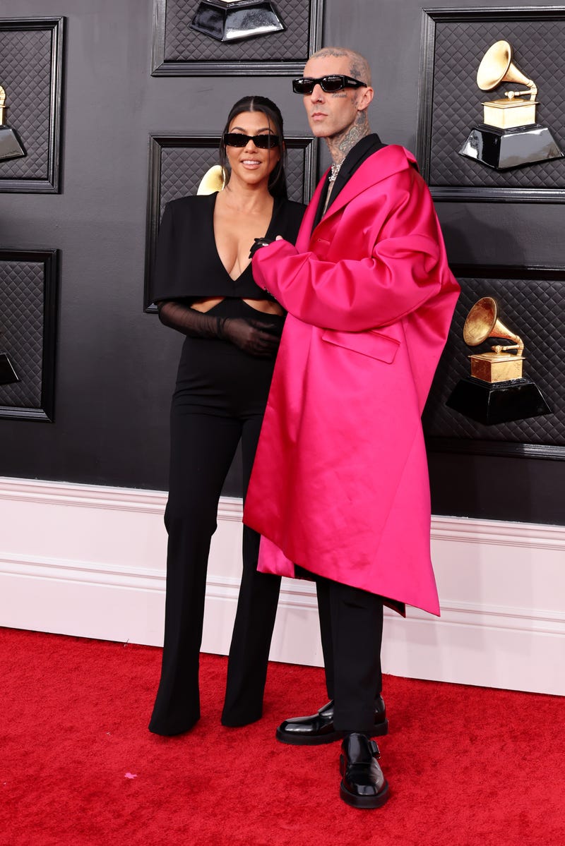 Kourtney Kardashian and Travis Barker