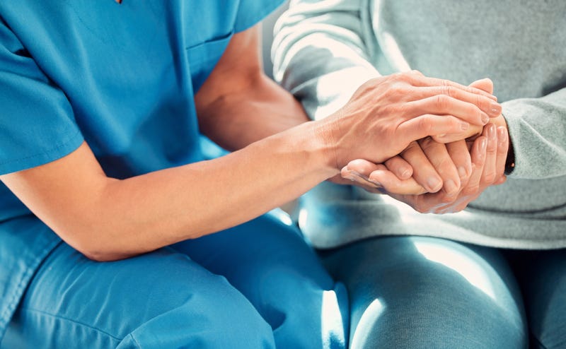 Inside a nursing facility