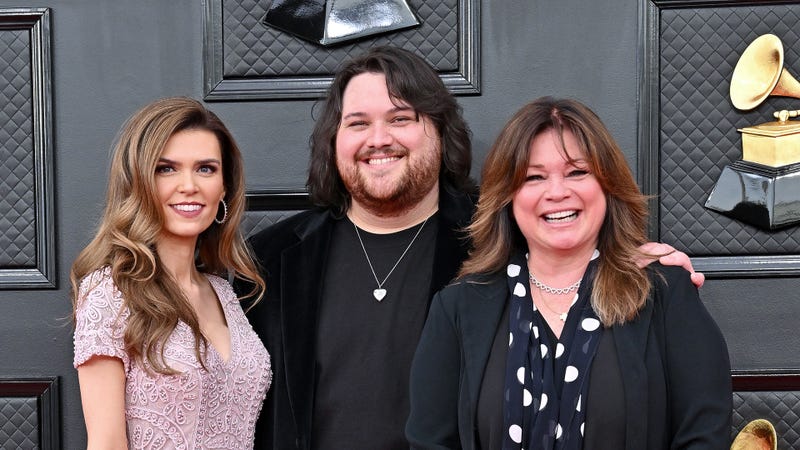 Andraia Allsop, Wolfgang Van Halen, and Valerie Bertinelli
