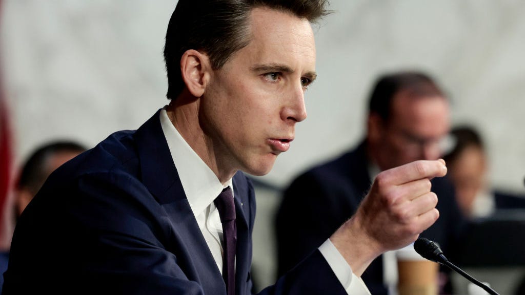 Senator Hawley: January 6 ‘clown show' hearings designed to distract from Democrats record