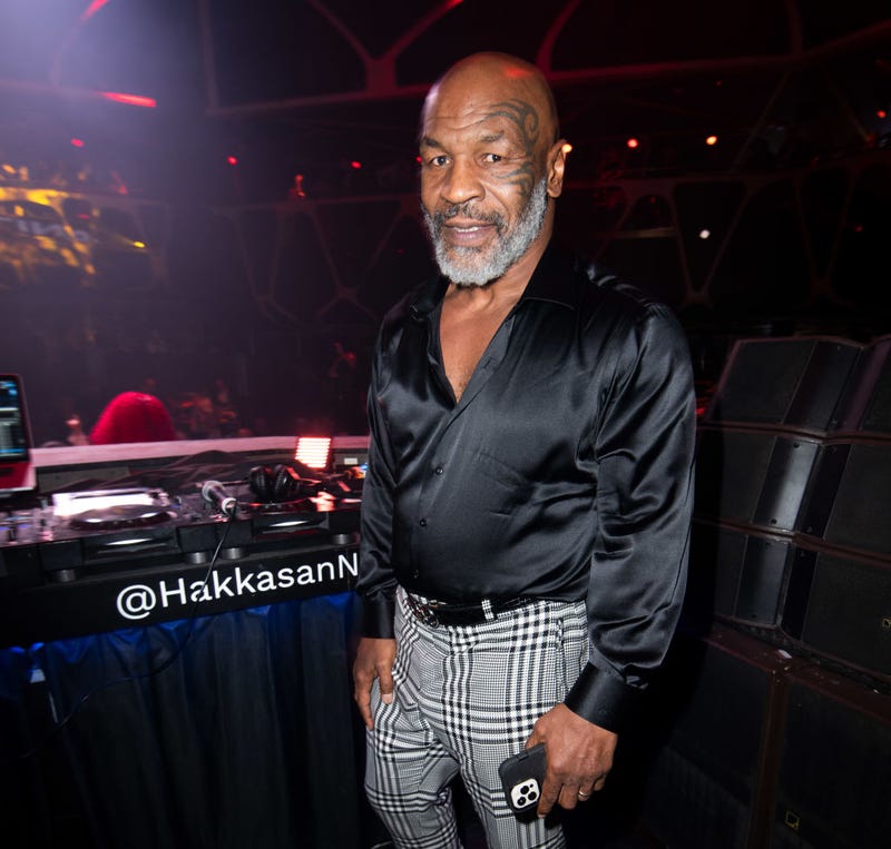 Mike Tyson attends the OneOf GRAMMY After Party at Hakkasan Las Vegas Restaurant and Nightclub on April 03, 2022, in Las Vegas, Nevada.