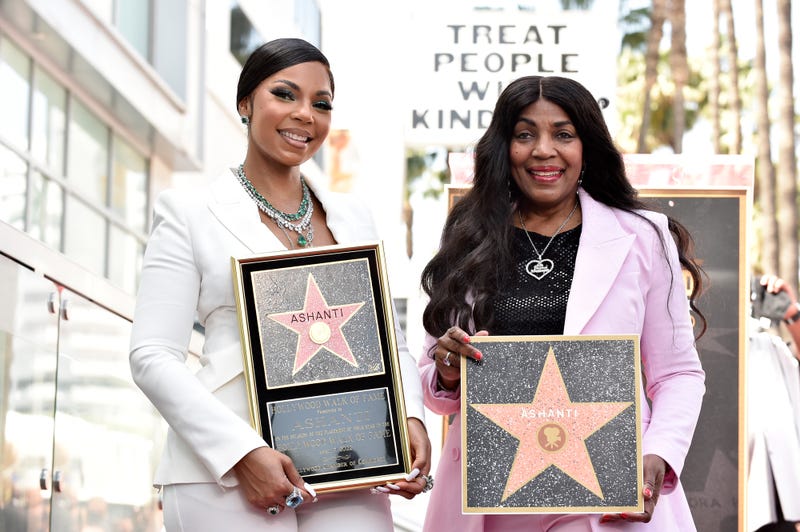 Ashanti and Tina Douglas