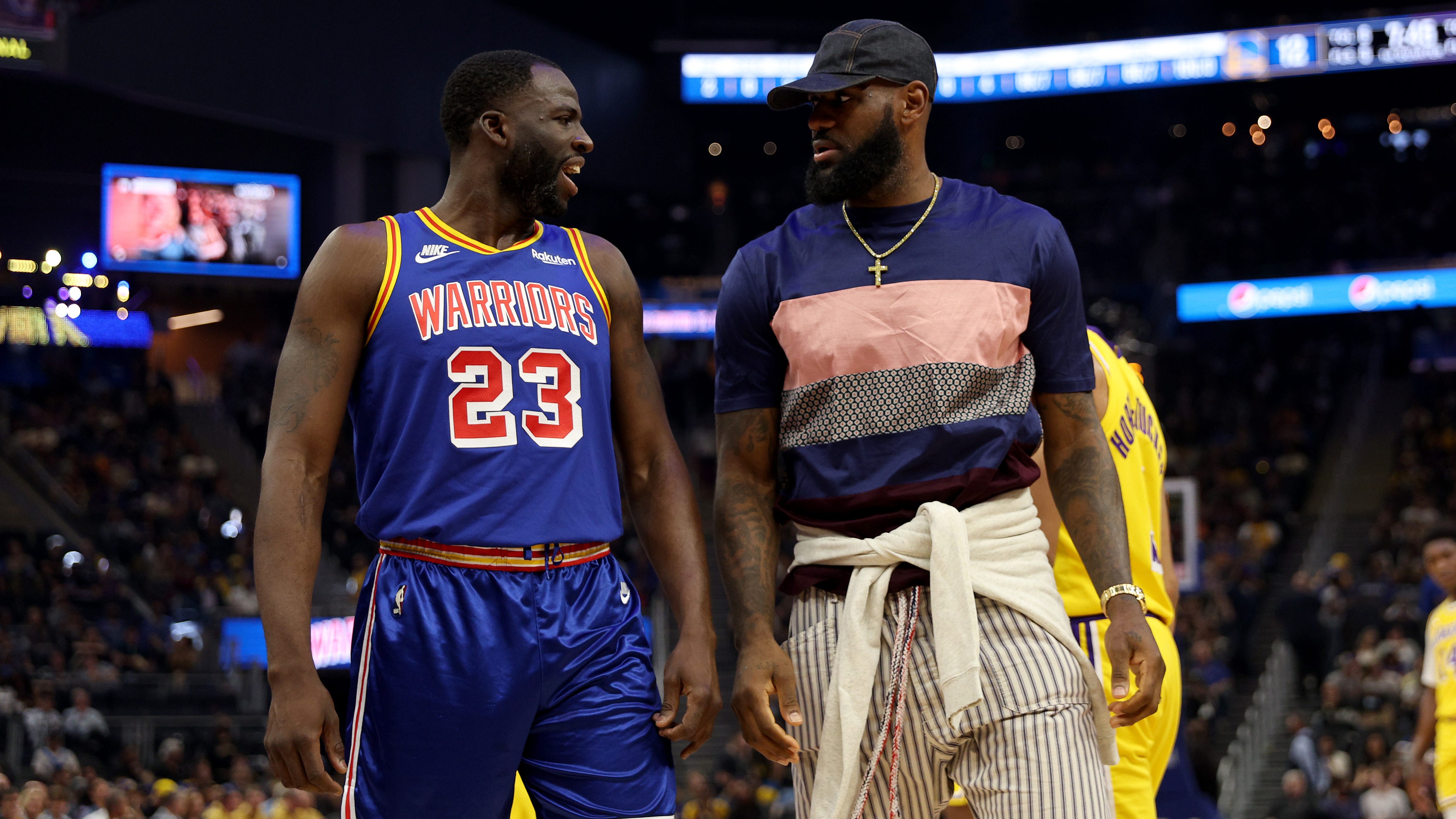 LeBron James can’t stop flirting with the Warriors